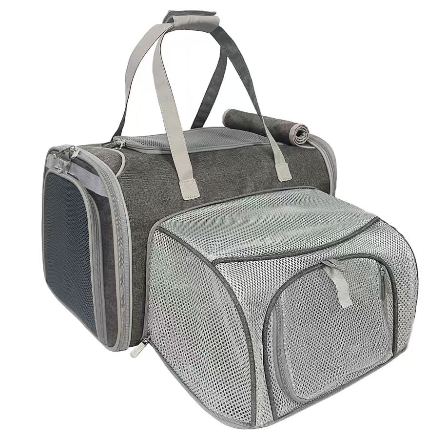Mr. Peanut's Gold Series Standard Size Airline Compliant Expandable Pet Carrier V3.0